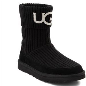 UGG LOGO KNIT BOOTIE SZ 9